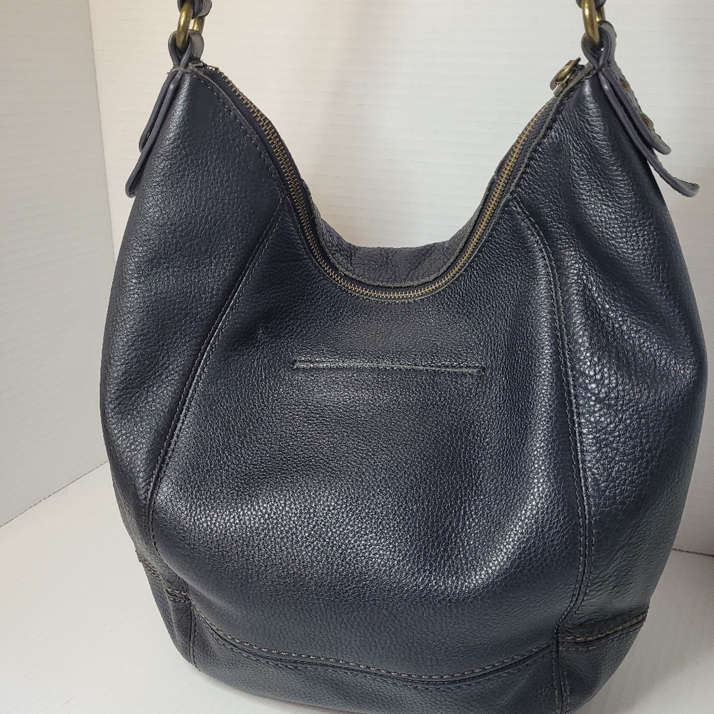The Sac Pebble Leather Hobo Shoulder Bag - Picture 2 of 16